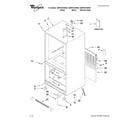 Whirlpool GB9FHDXWS00 cabinet parts diagram