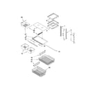 Whirlpool GB9FHDXWS00 shelf parts diagram