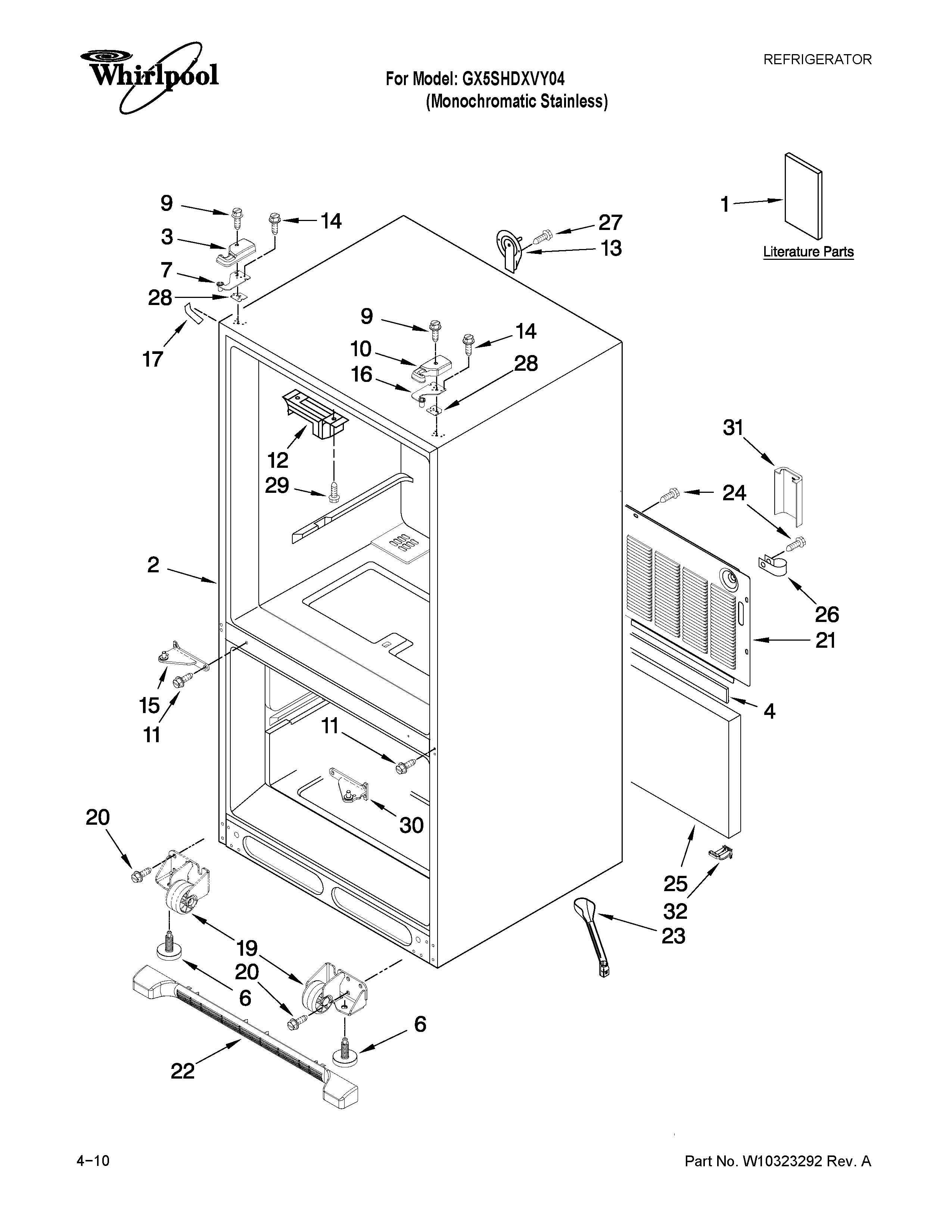 CABINET PARTS