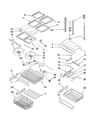 Shelf parts
