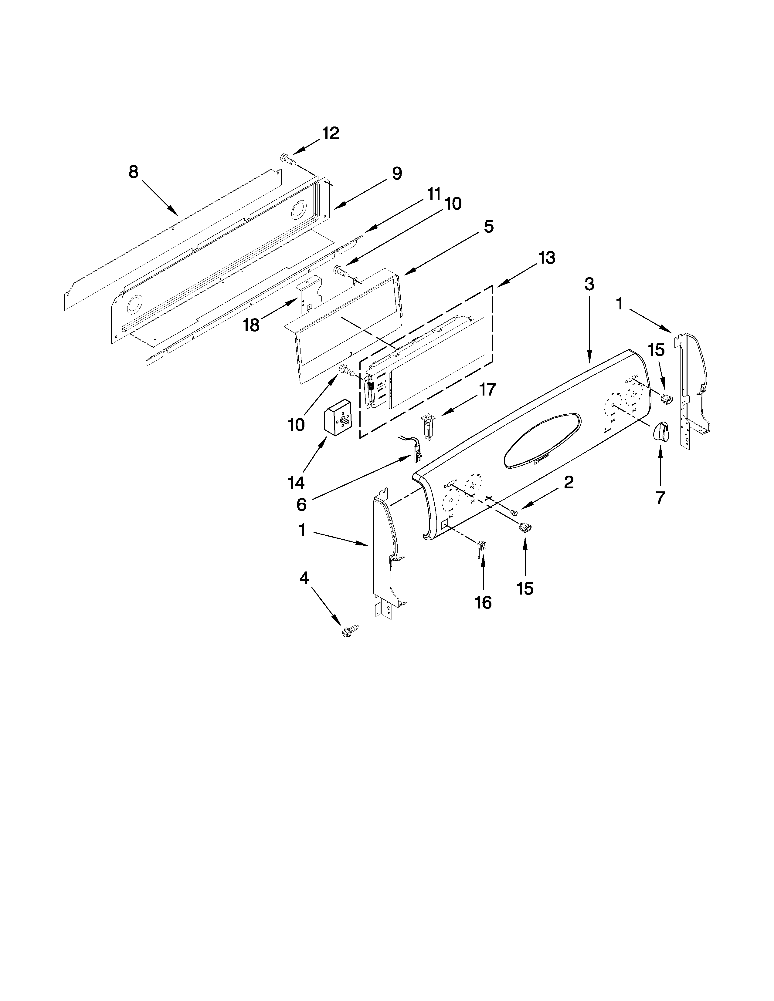 CONTROL PANEL PARTS