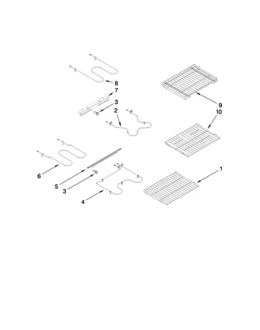Rack and element parts