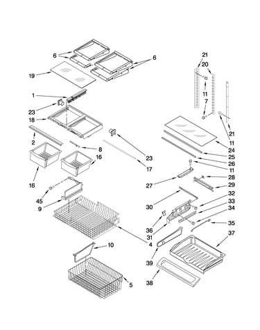 Shelf parts