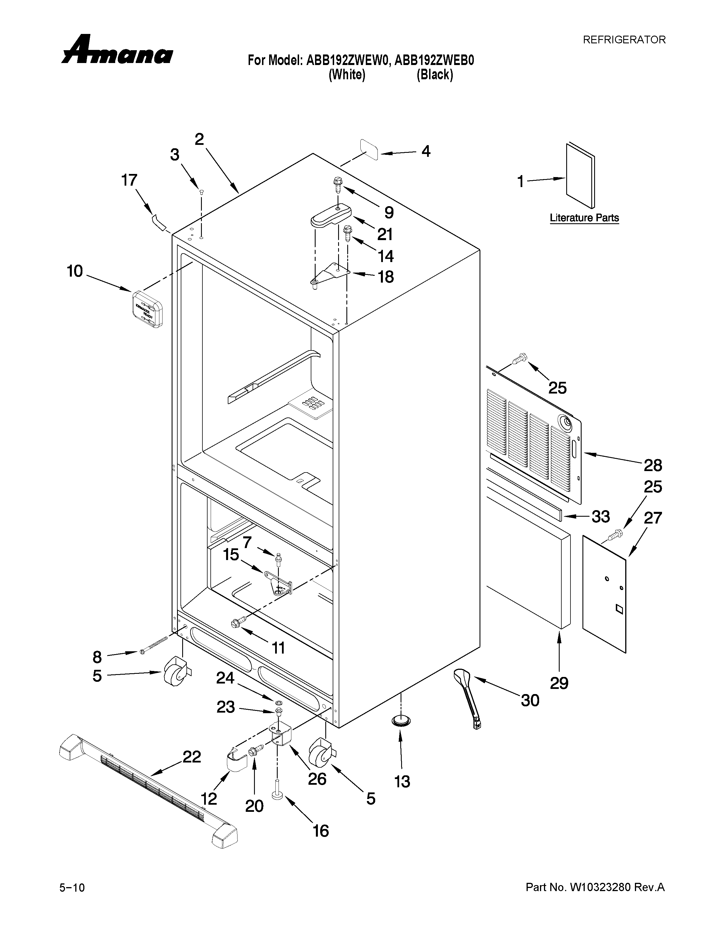 CABINET PARTS