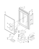 Refrigerator door parts