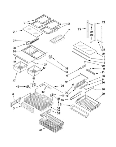 Shelf parts