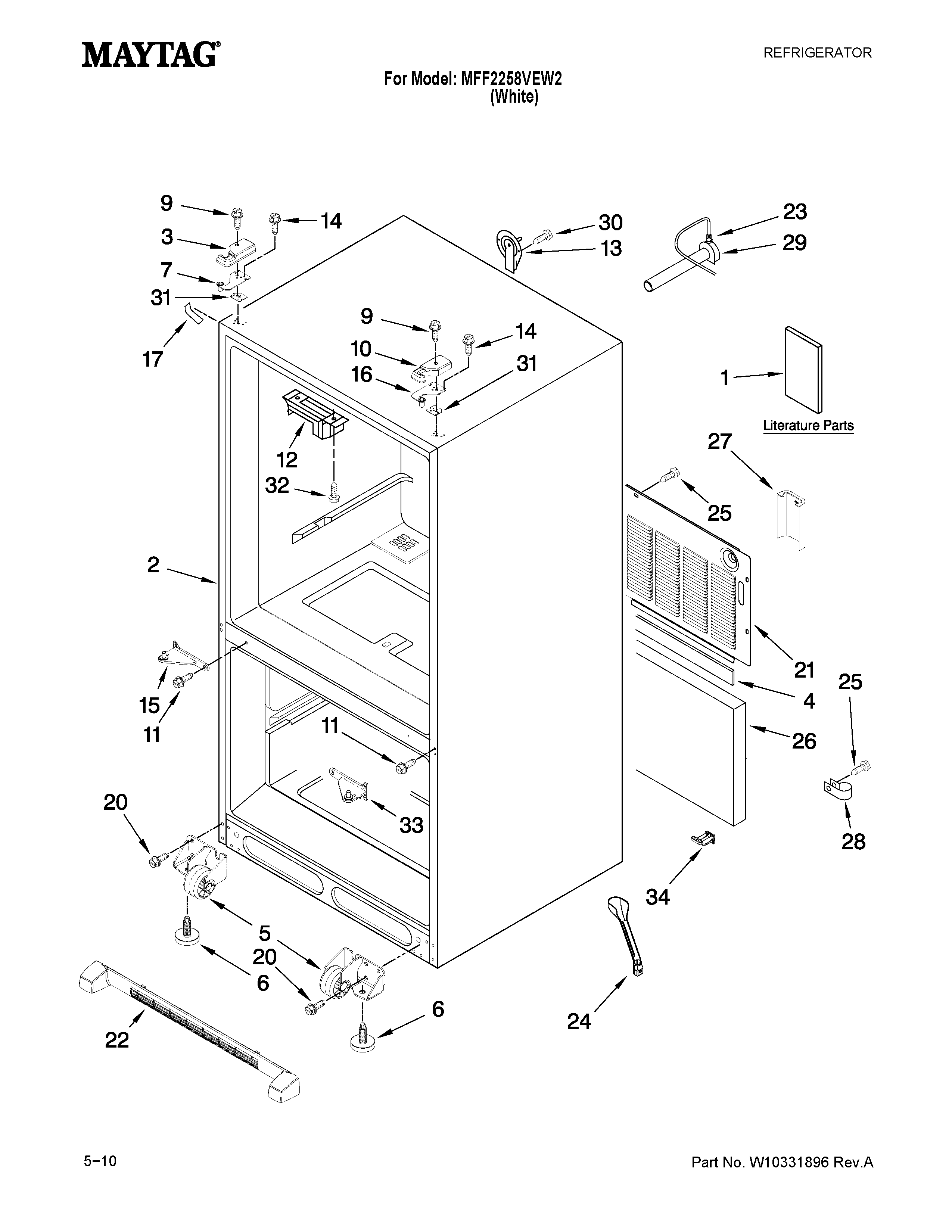 Cabinet parts