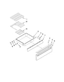 Drawer and rack parts