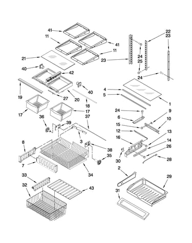 Shelf parts