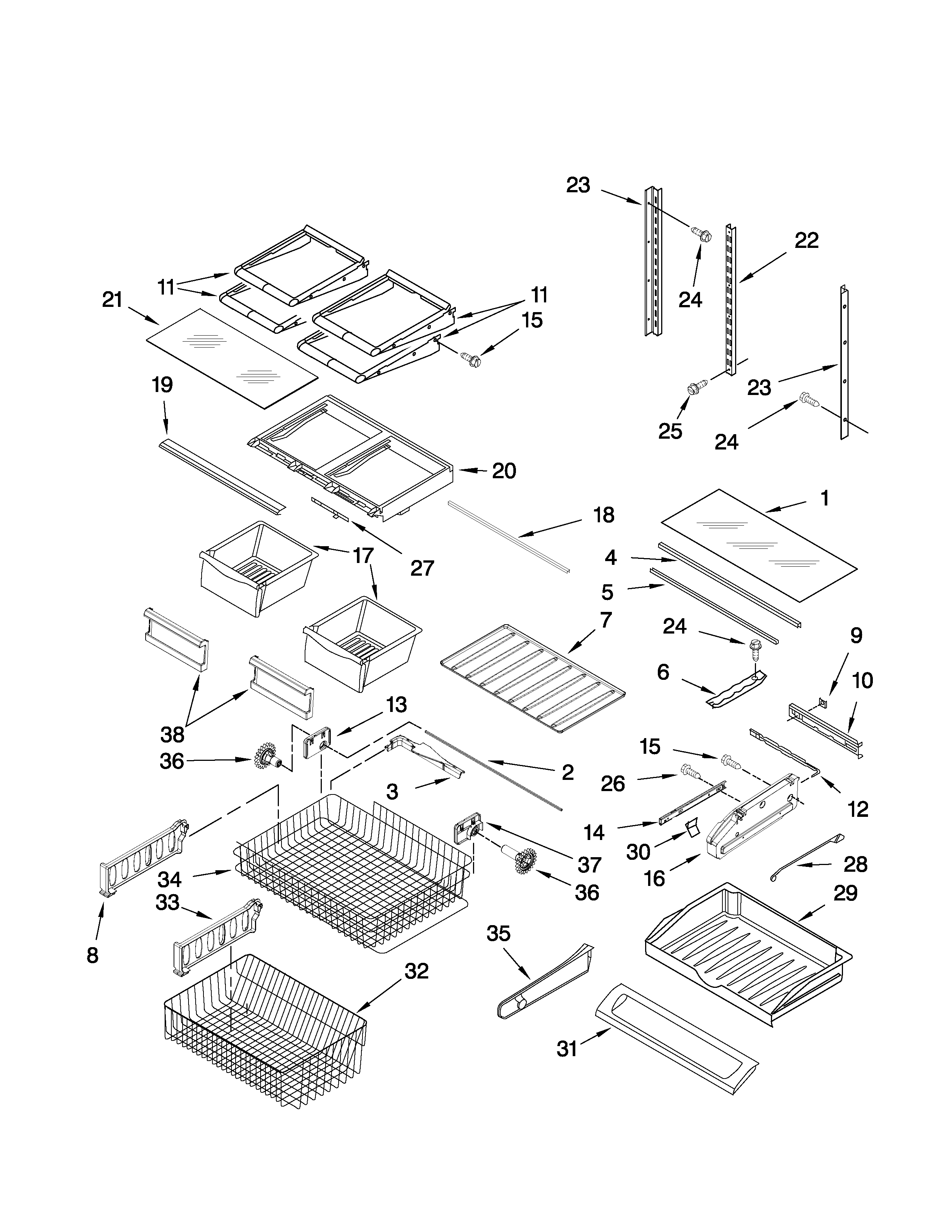 SHELF PARTS