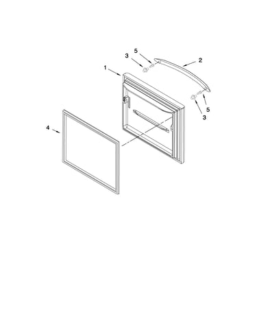 Freezer door parts