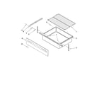 Whirlpool RF301OXTW01 drawer & broiler parts diagram