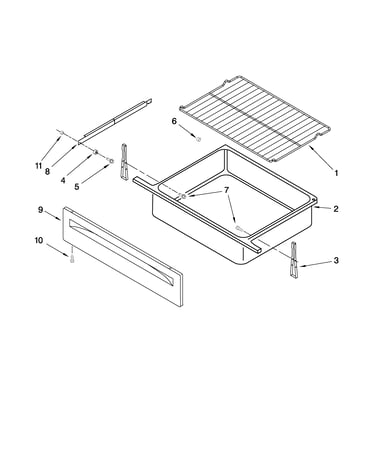 Drawer & broiler parts
