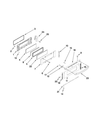 Upper door parts