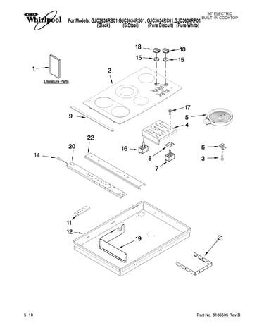 Cooktop parts
