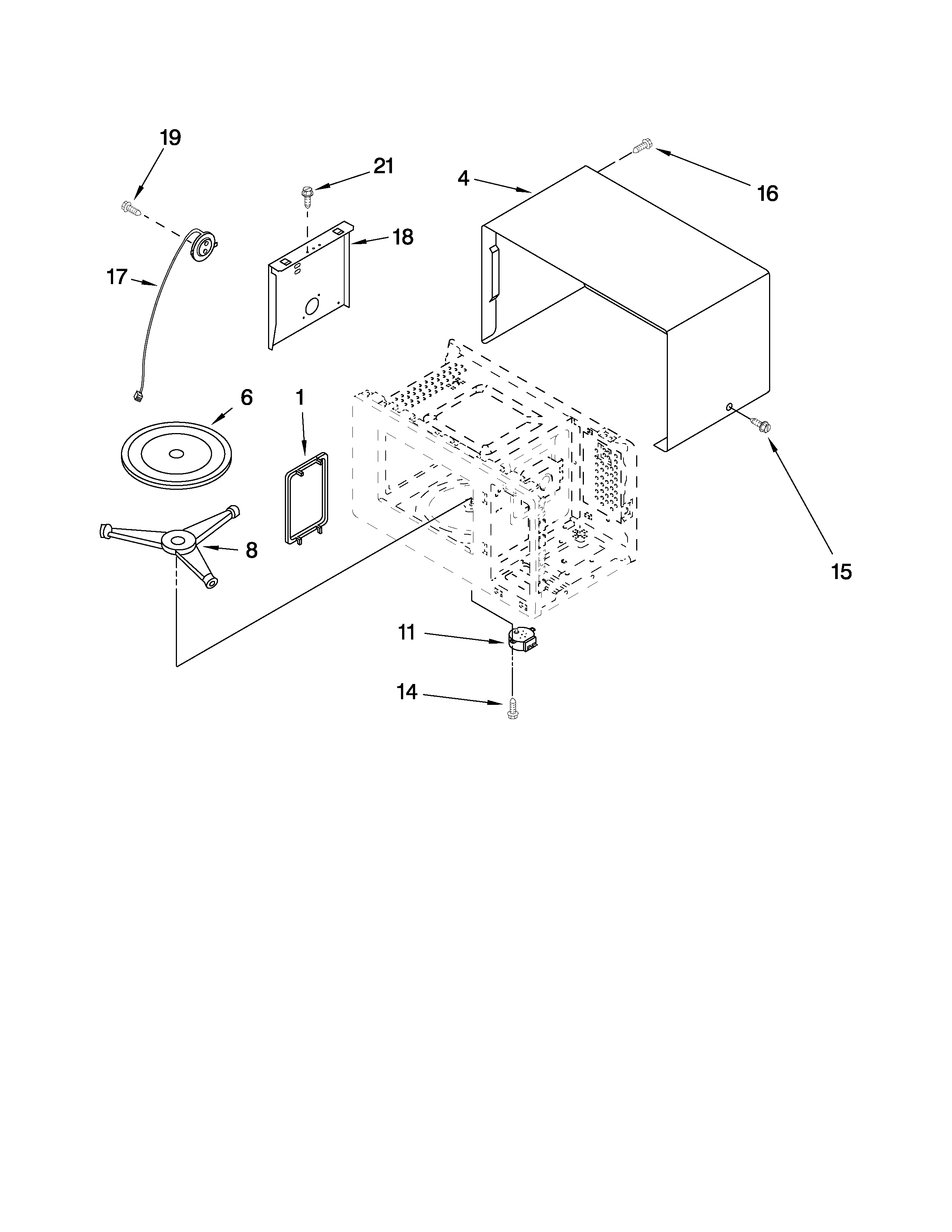 Oven cavity parts