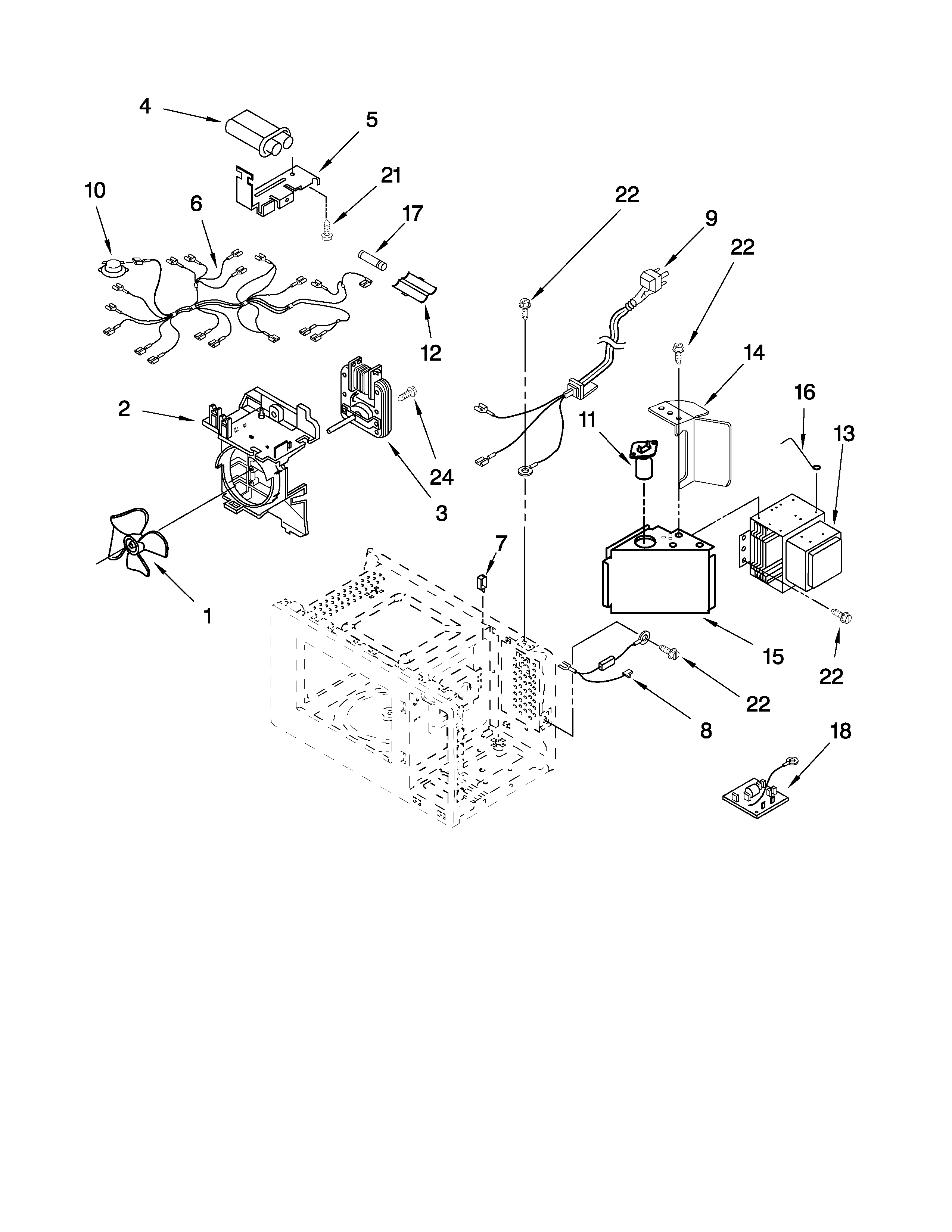 Oven interior parts