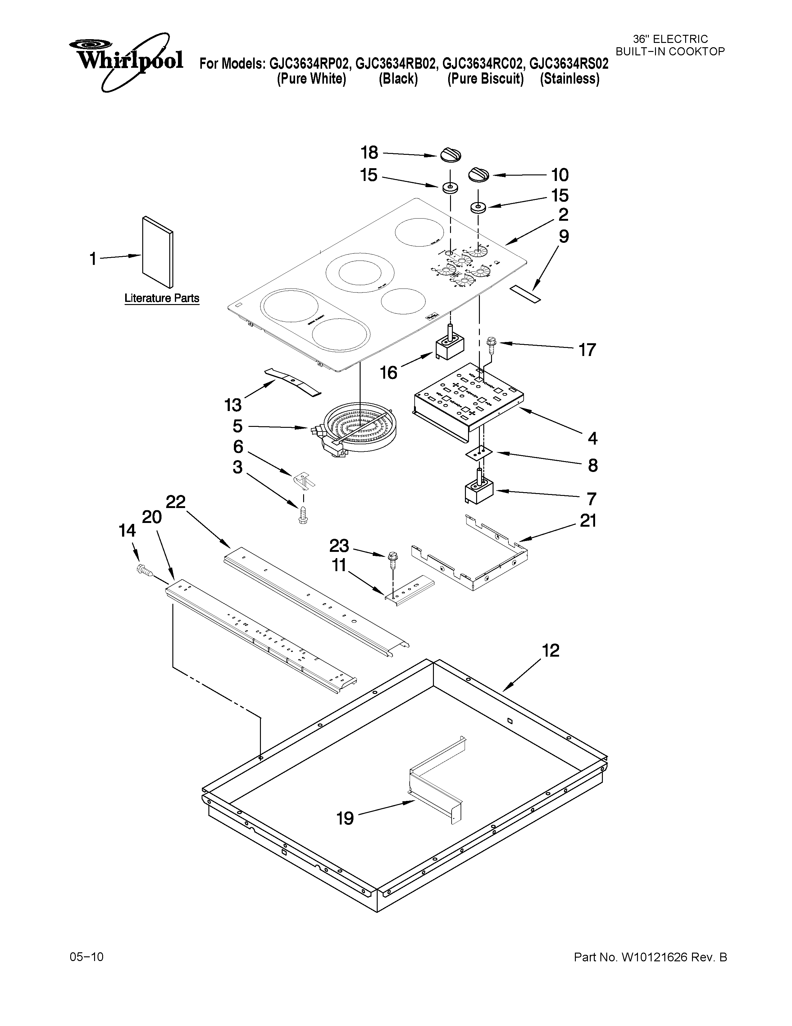 Cooktop parts