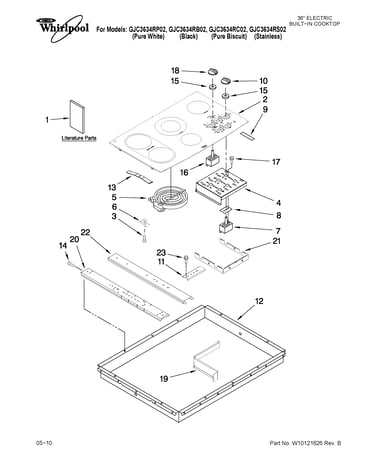 Cooktop parts