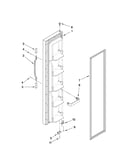 Freezer door parts