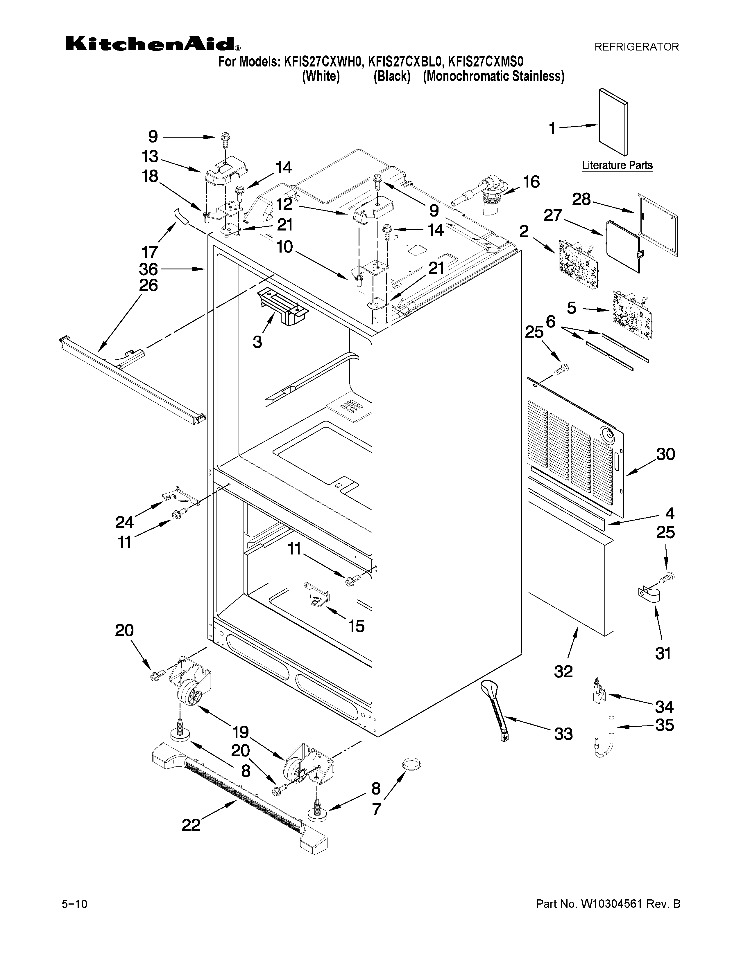 Cabinet parts