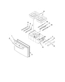 Freezer door parts