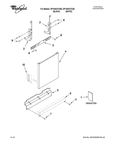 Door and panel parts