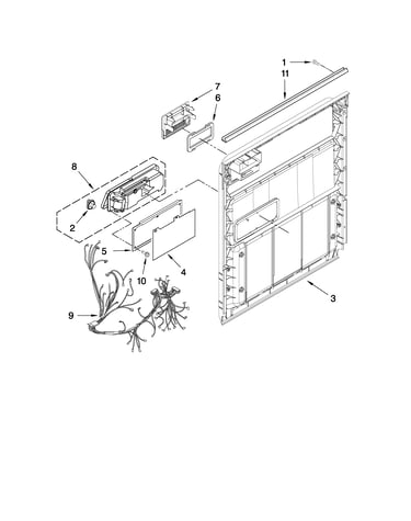 Door and latch parts