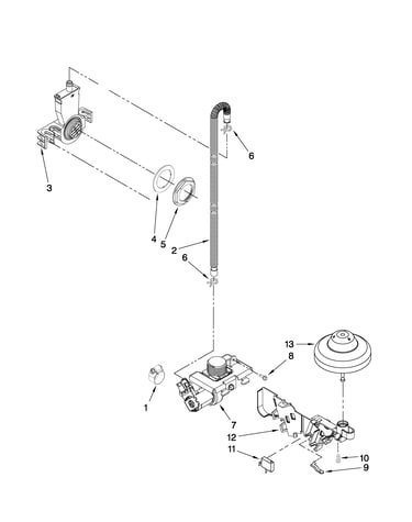 Fill, drain and overfill parts