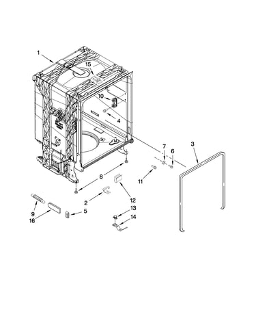 Tub and frame parts