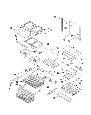Shelf parts