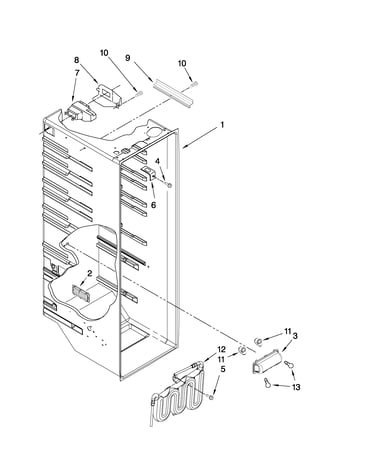 Refrigerator liner parts