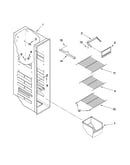 Freezer liner parts