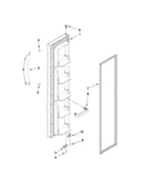 Freezer door parts