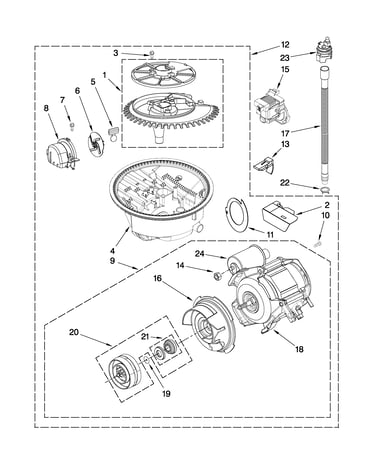 Pump and motor parts