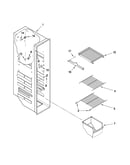 Freezer liner parts