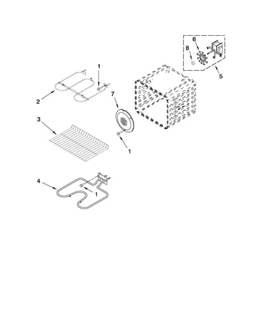 Internal oven parts