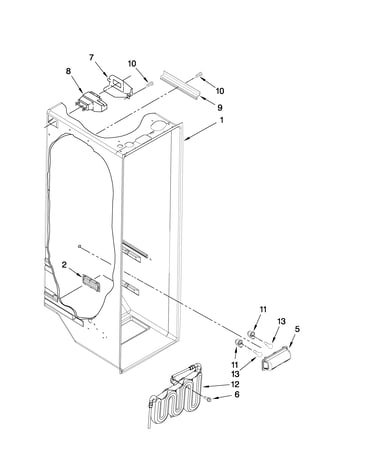 Refrigerator liner parts