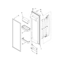 Whirlpool ED5GVEXVD03 refrigerator door parts diagram
