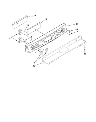 Control panel parts