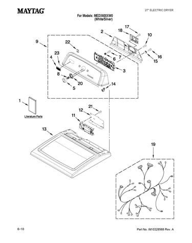Top and console parts