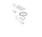 Whirlpool MH1170XSS6 turntable parts diagram