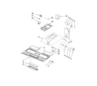Whirlpool MH2175XST4 interior and ventilation parts diagram