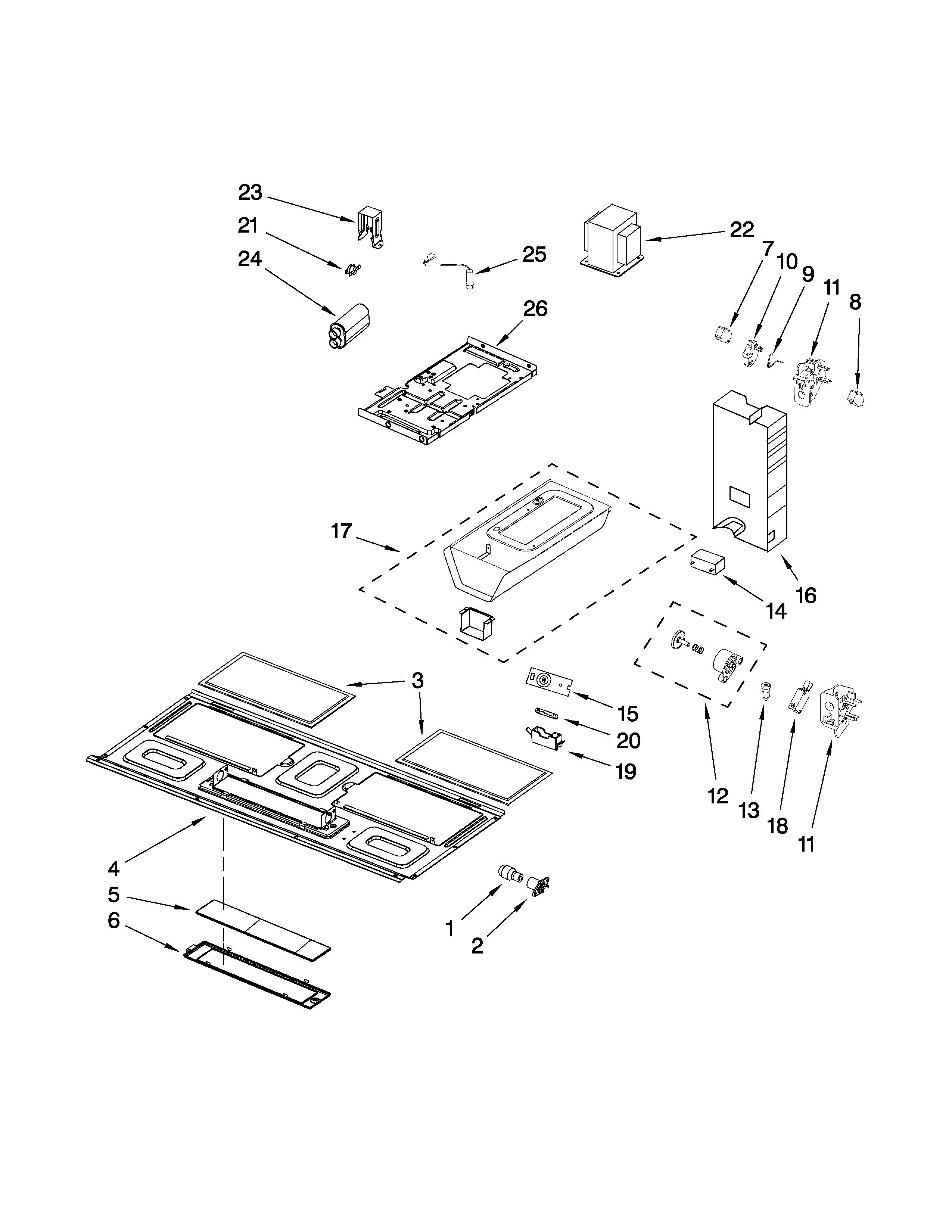 Interior and ventilation parts