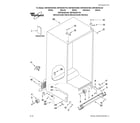 Whirlpool WSF26D3EXW00 cabinet parts diagram