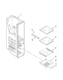Freezer liner parts
