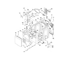 Whirlpool YWED7300XW0 cabinet parts diagram