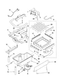Evaporator, ice cutter grid and water parts