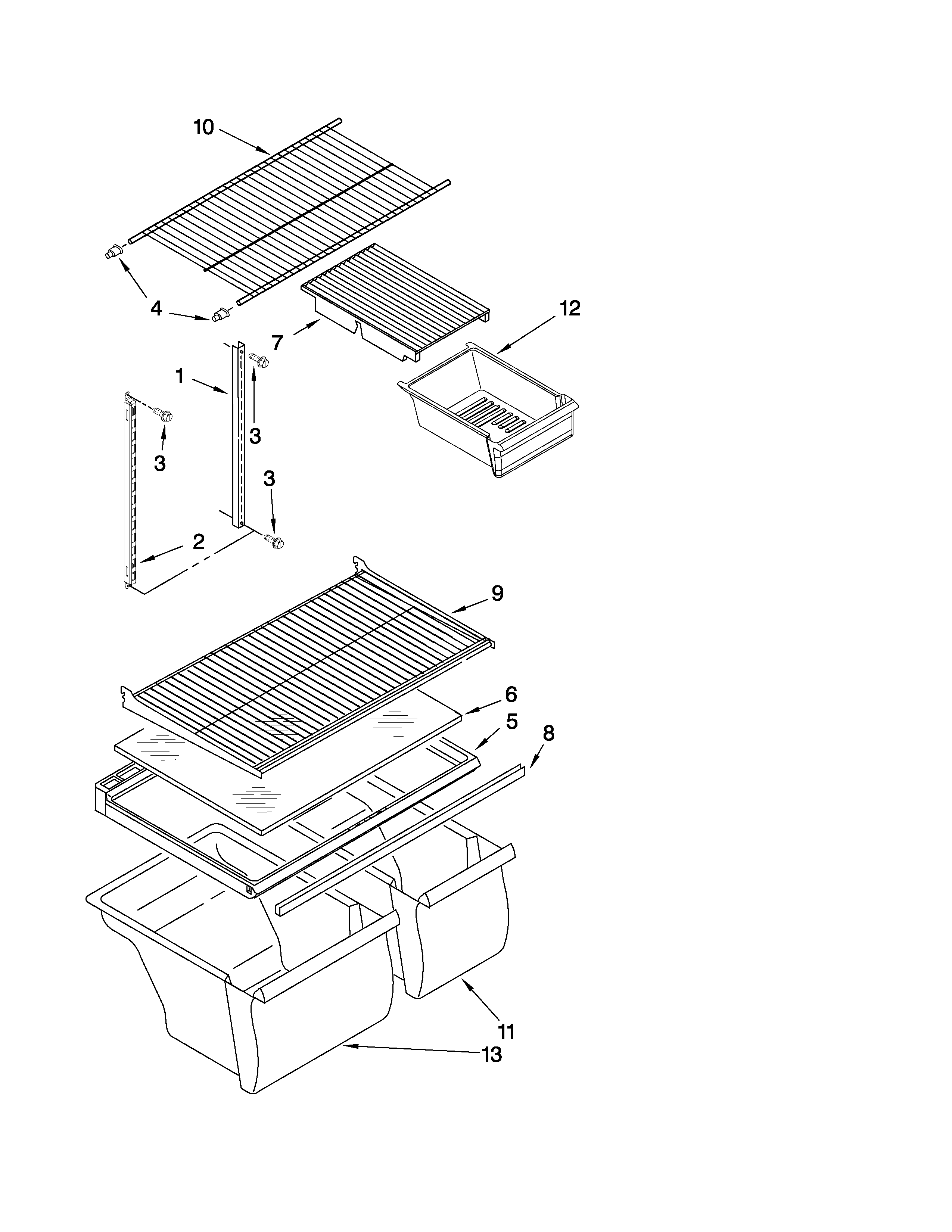 SHELF PARTS