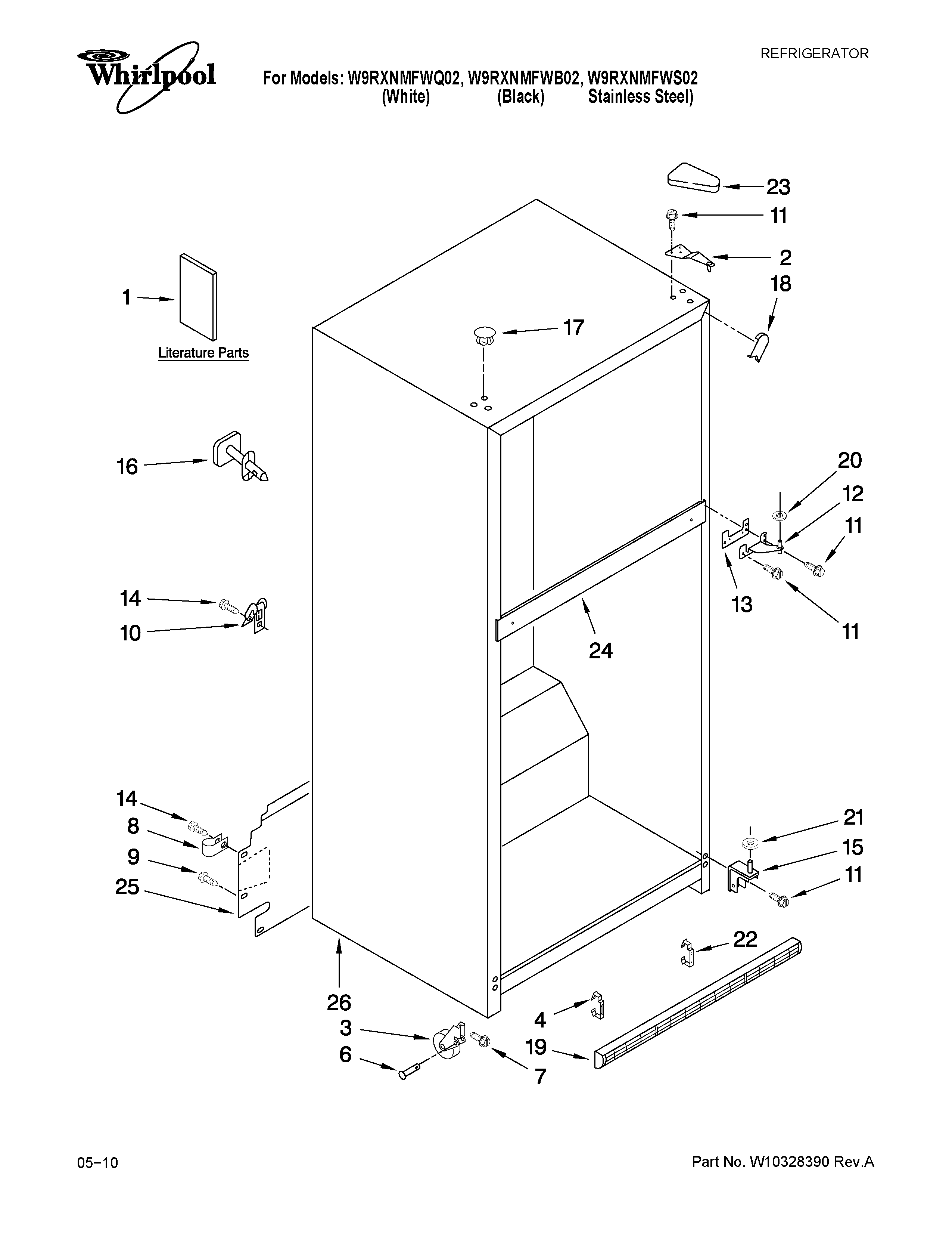Cabinet parts